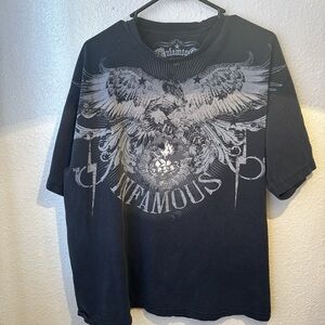 Y2K infamous men's t shirt